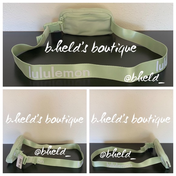 lululemon Everywhere Belt Bag in Kohlrabi Green/White Wordmark (1L) New NWT - Picture 15 of 16